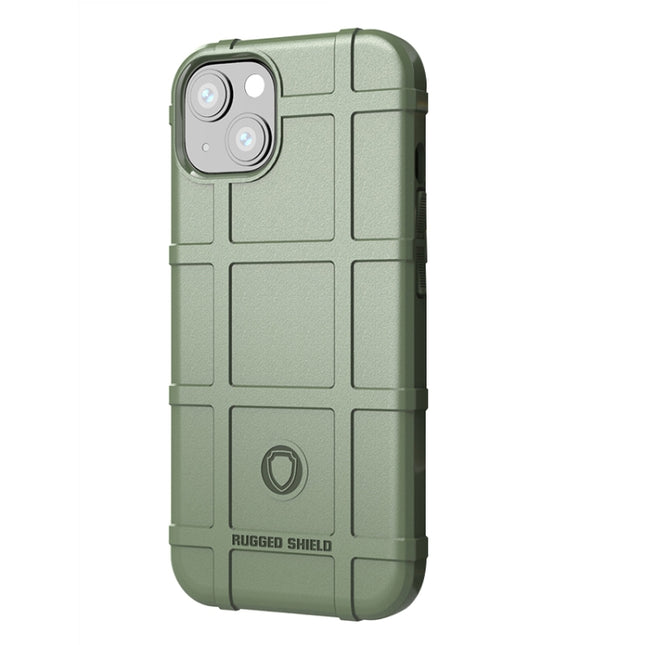 For iPhone 13 Rugged Shield Full Coverage Shockproof TPU Case