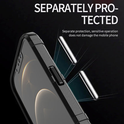 For iPhone 13 Rugged Shield Full Coverage Shockproof TPU Case