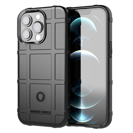 For iPhone 13 Pro Rugged Shield Full Coverage Shockproof TPU Case