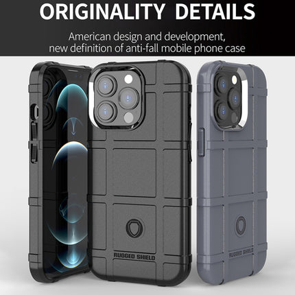 For iPhone 13 Pro Rugged Shield Full Coverage Shockproof TPU Case