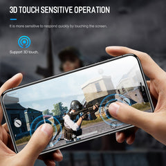 For iPhone 11 Pro Max / XS Max ROCK 0.23mm Soft Edge 7D Curved Surface Anti Blue-ray Full Screen Tempered Glass Film, For iPhone 11 Pro Max / XS Max