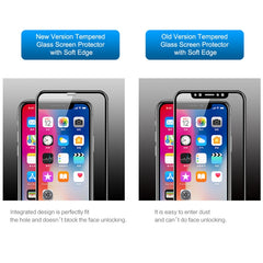For iPhone 11 Pro Max / XS Max ROCK 0.23mm Soft Edge 7D Curved Surface Anti Blue-ray Full Screen Tempered Glass Film, For iPhone 11 Pro Max / XS Max