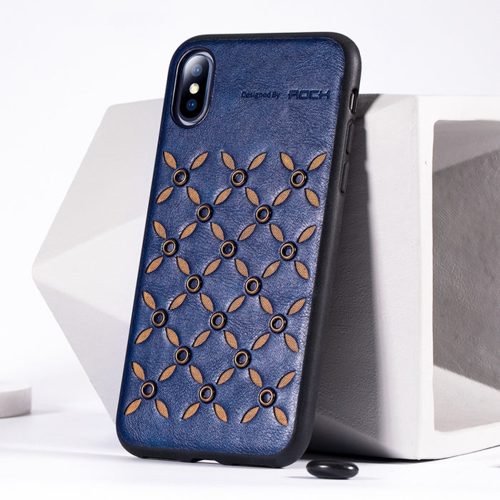 For iPhone XS Max ROCK Origin Series Business TPU + PU Protective Case, For XS Max