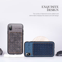 For iPhone XS Max ROCK Origin Series Business TPU + PU Protective Case, For XS Max