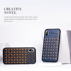 For iPhone XS Max ROCK Origin Series Business TPU + PU Protective Case, For XS Max