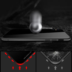 For iPhone XS Max SULADA Metal Frame Toughened Glass Case, For XS Max
