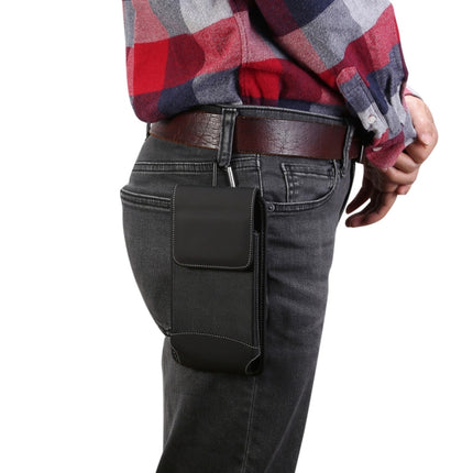 Universal Hanging Waist Oxford Cloth Case For 5.7-6.3 inch Mobile Phones, with Carabiner, 6.3 inch