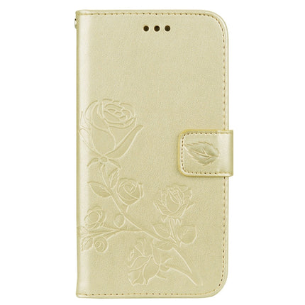 For iPhone XS Max Rose Embossed Horizontal Flip PU Leather Case with Holder & Card Slots & Wallet, For XS Max