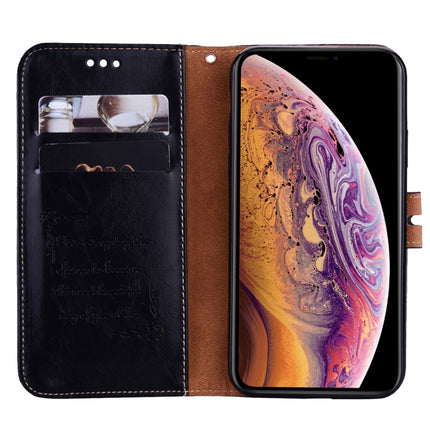 For iPhone XS Max Business Style Oil Wax Texture Horizontal Flip Leather Case with Holder & Card Slots & Wallet, For iPhone XS Max