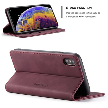 For iPhone XS Max CaseMe-013 Multifunctional Retro Frosted Horizontal Flip Leather Case with Card Slot & Holder & Wallet, For iPhone XS Max