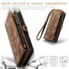 For iPhone XS Max CaseMe Detachable Multifunctional Horizontal Flip Leather Case with Card Slot & Holder & Zipper Wallet & Photo Frame, For iPhone XS Max