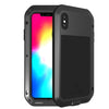 For iPhone XS Max LOVE MEI Powerful Dustproof Shockproof Anti-slip Metal + Silicone Combination Case, For XS Max