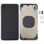 For iPhone XS Max with Camera Lens Frame / Black