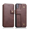 For iPhone XS Max Cowhide Texture Magnetic Absorption Detachable Horizontal Flip Leather Case with Holder & Card Slots & Wallet, For XS Max