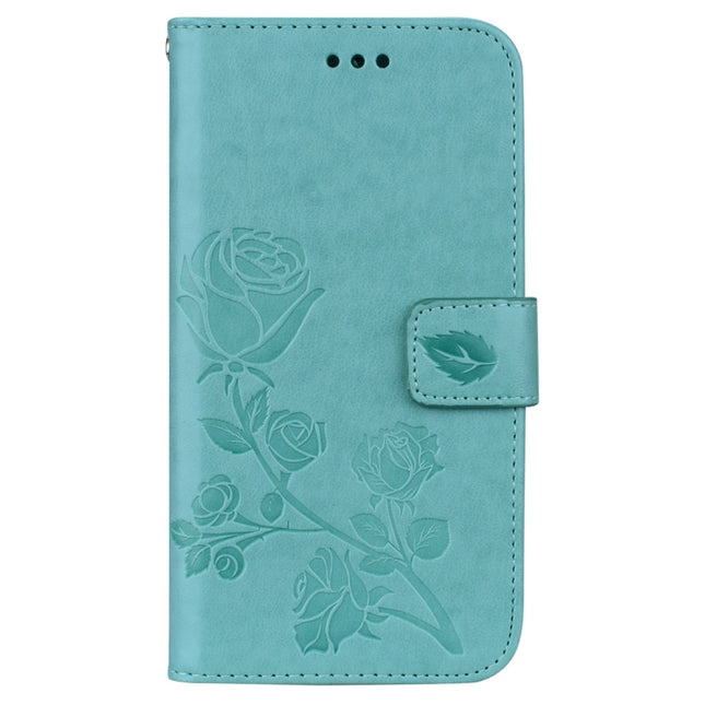 For iPhone XR Rose Embossed Horizontal Flip PU Leather Case,  with Holder & Card Slots & Wallet