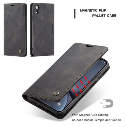 For iPhone XR CaseMe-013 Multifunctional Retro Frosted Horizontal Flip Leather Case with Card Slot & Holder & Wallet, For iPhone XR