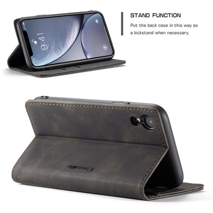 For iPhone XR CaseMe-013 Multifunctional Retro Frosted Horizontal Flip Leather Case with Card Slot & Holder & Wallet, For iPhone XR