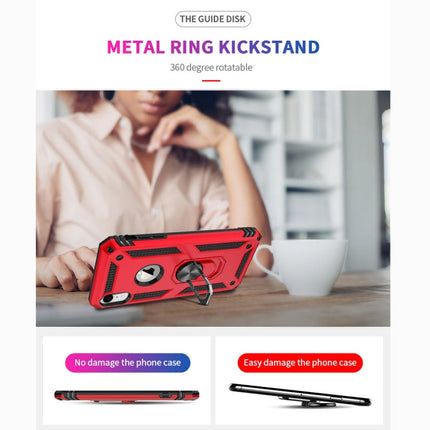 For iPhone XR Sergeant Armor Shockproof TPU + PC Protective Case with 360 Degree Rotation Holder