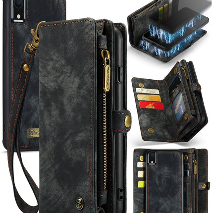 For iPhone XR CaseMe Detachable Multifunctional Horizontal Flip Leather Case with Card Slot & Holder & Zipper Wallet & Photo Frame, For iPhone XR, For iPhone  XR