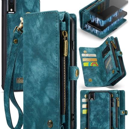 For iPhone XR CaseMe Detachable Multifunctional Horizontal Flip Leather Case with Card Slot & Holder & Zipper Wallet & Photo Frame, For iPhone XR, For iPhone  XR