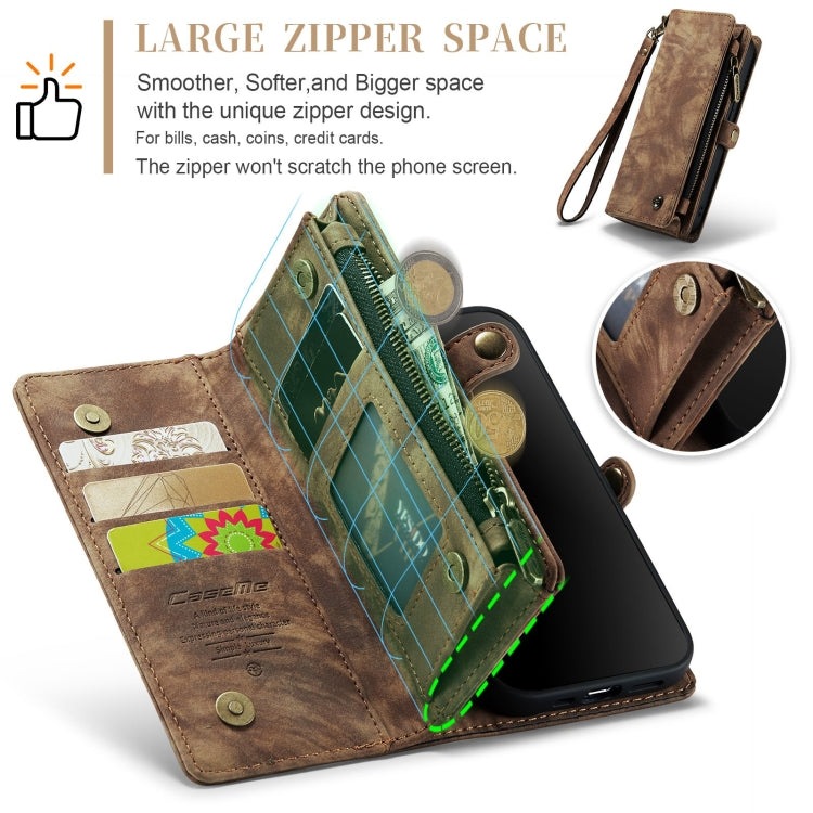 For iPhone XR CaseMe Detachable Multifunctional Horizontal Flip Leather Case with Card Slot & Holder & Zipper Wallet & Photo Frame, For iPhone XR, For iPhone  XR