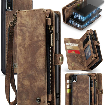 For iPhone XR CaseMe Detachable Multifunctional Horizontal Flip Leather Case with Card Slot & Holder & Zipper Wallet & Photo Frame, For iPhone XR, For iPhone  XR