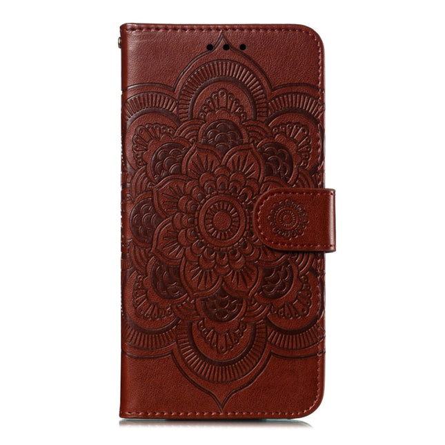 For iPhone XR Mandala Embossing Pattern Horizontal Flip Leather Case with Holder & Card Slots & Wallet & Photo Frame