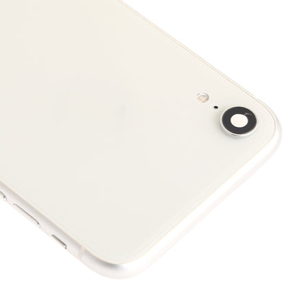 Battery Back Cover Assembly (with Side Keys & Speaker Ringer Buzzer & Motor & Camera Lens & Card Tray & Power Button + Volume Button + Charging Port + Signal Flex Cable & Wireless Charging Module) for iPhone XR, For iPhone XR (Full Assembly)           ...