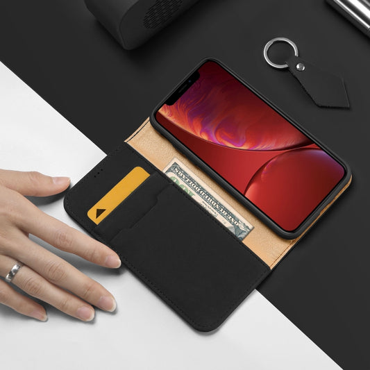 For iPhone XR DUX DUCIS WISH Series TPU + PU + Leather Case with Card Slots & Wallet, iPhone XR
