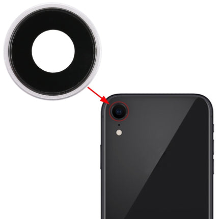 Back Camera Bezel with Lens Cover for iPhone XR, For iPhone XR, For iPhone XR(Rose Gold)