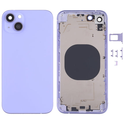 Back Housing Cover with Appearance Imitation of iP13 for iPhone XR, For iPXR to i13(Pink), For iPXR to i13(Red), For iPXR to i13(Blue), For iPXR to i13(Purple), For iPXR to i13(White), For iPXR to i13(Green)