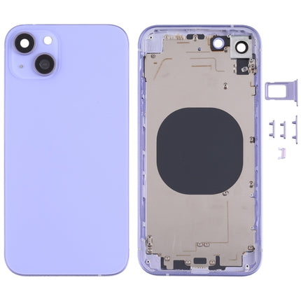 Back Housing Cover with Appearance Imitation of iP13 for iPhone XR, For iPXR to i13(Blue), For iPXR to i13(Purple), For iPXR to i13(Pink), For iPXR to i13(Red), For iPXR to i13(Black), For iPXR to i13(Green), For iPXR to i13(White)
