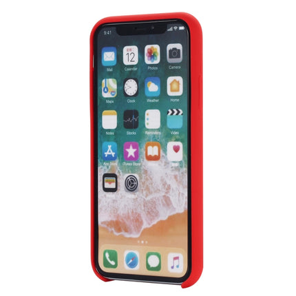 For iPhone XR Four Corners Full Coverage Liquid Silicone Case