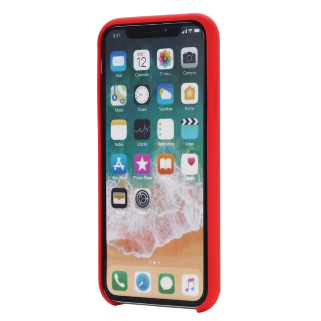 For iPhone XR Four Corners Full Coverage Liquid Silicone Case