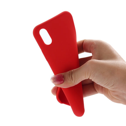 For iPhone XR Four Corners Full Coverage Liquid Silicone Case