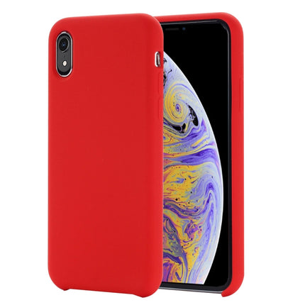 For iPhone XR Four Corners Full Coverage Liquid Silicone Case