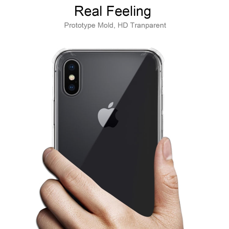 For iPhone XS 50pcs Ultrathin Transparent TPU Soft Protective Case, iPhone XS