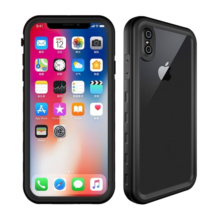 For iPhone X / XS 2m Waterproof Snowproof 2m Shockproof Dustproof PC+Silicone Case, For iPhone X / XS