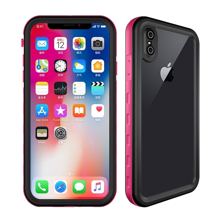 For iPhone X / XS 2m Waterproof Snowproof 2m Shockproof Dustproof PC+Silicone Case, For iPhone X / XS