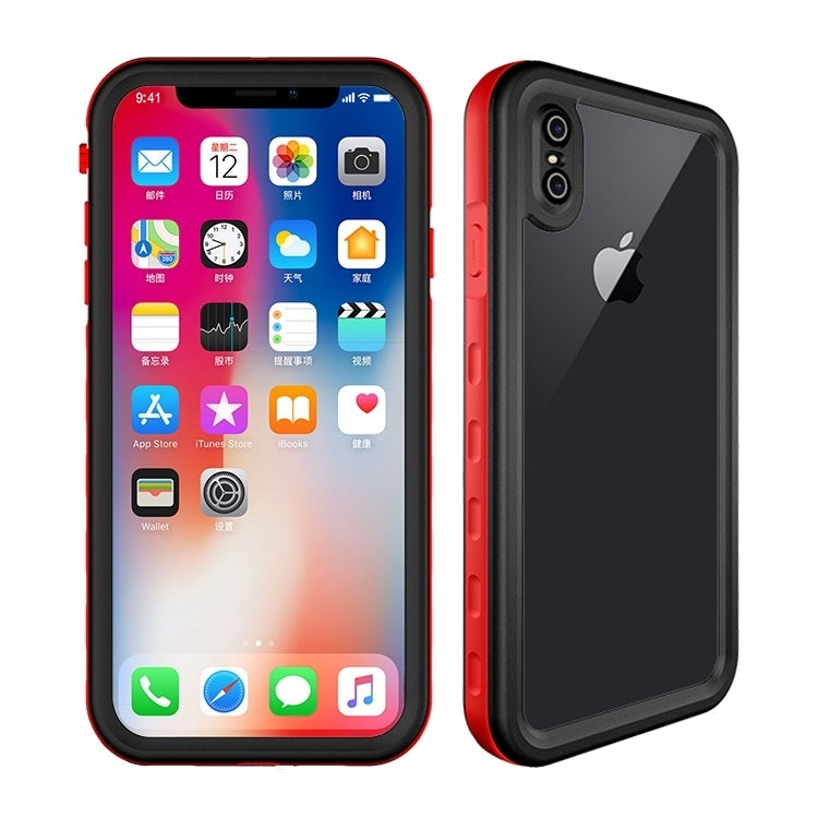 For iPhone X / XS 2m Waterproof Snowproof 2m Shockproof Dustproof PC+Silicone Case, For iPhone X / XS