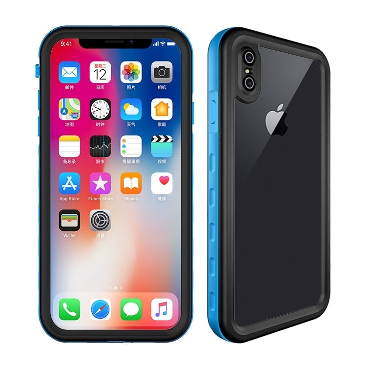 For iPhone X / XS 2m Waterproof Snowproof 2m Shockproof Dustproof PC+Silicone Case, For iPhone X / XS