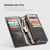 For iPhone X / XS CaseMe-012 Multifunctional Horizontal Flip Leather Case,with Card Slot & Zipper Wallet & Photo Frame