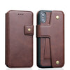 For iPhone X / XS Cowhide Texture Magnetic Absorption Detachable Horizontal Flip Leather Case with Holder & Card Slots & Wallet, For X / XS