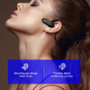 F808 Bluetooth 5.0 Waterproof Bone Conduction Sport Bluetooth Earphone, F808 (Black), F808 (Blue)