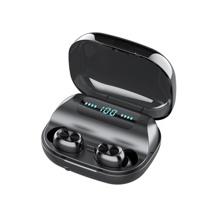 263 TWS CVC8.0 Noise Cancelling Bluetooth Earphone with Charging Box, Support Touch & Three-screen LED Battery Display & Phone Holder & Power Bank & HD Call & Voice Assistant, 263