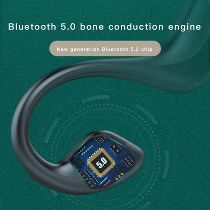 G100 Bluetooth 5.0 Wireless Ear-mounted Sports Waterproof Bone Conduction Earphone, G100
