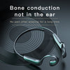 G100 Bluetooth 5.0 Wireless Ear-mounted Sports Waterproof Bone Conduction Earphone, G100