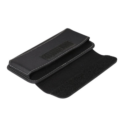 Men Universal Oxford Cloth Portable Mobile Phone Waist Pack Leather Case For 5.2 Inch or Below Smartphones