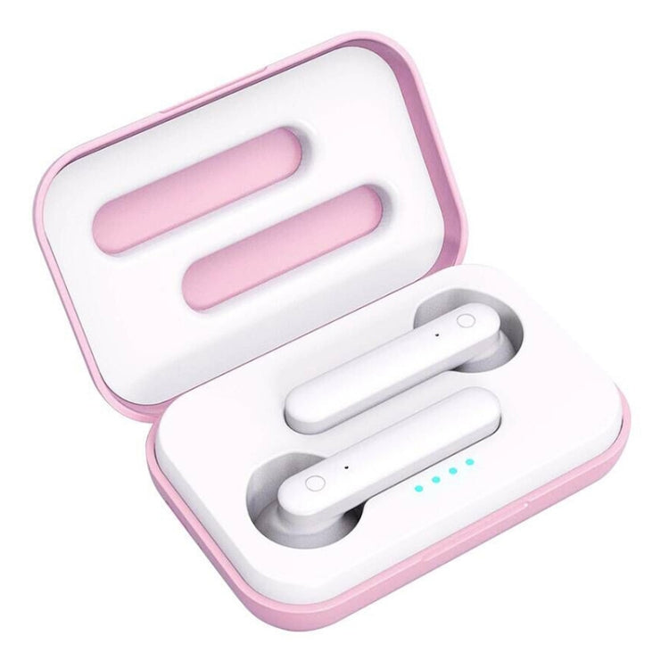 X26 TWS  Bluetooth 5.0 Wireless Touch Bluetooth Earphone with Magnetic Attraction Charging Box, Support Voice Assistant & Call, Pink, Blue, White