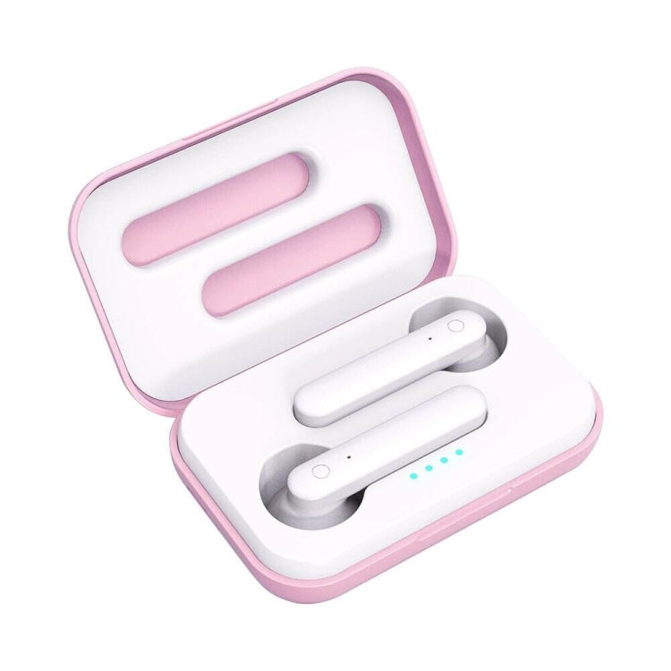 X26 TWS  Bluetooth 5.0 Wireless Touch Bluetooth Earphone with Magnetic Attraction Charging Box, Support Voice Assistant & Call, Pink, Blue, White